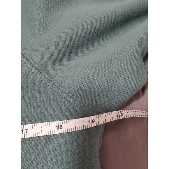 The North Face Pullover Hoodie Women S Green Logo Outdoor Casual Sweatshirt - Picture 4 of 11